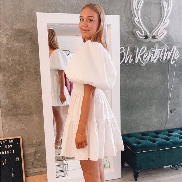 NWT Casabianca Puff Sleeve Dress size 10 - Picture 5 of 5